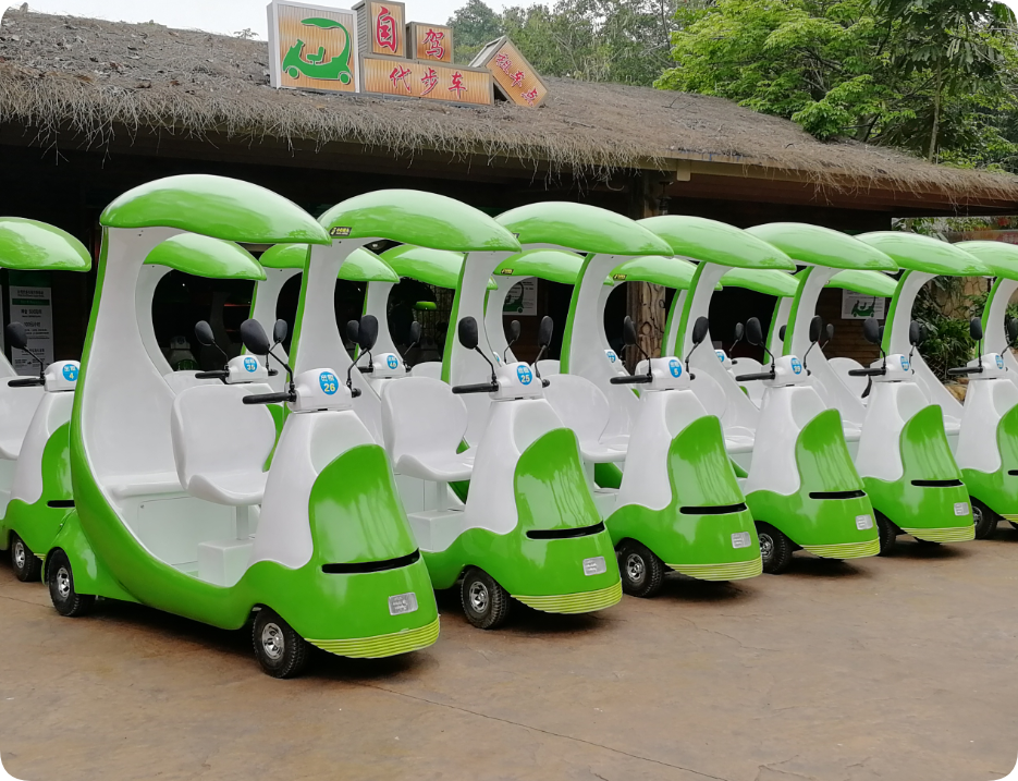 Scenic spot sightseeing bus